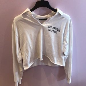 Brandy Melville long sleeve crop top